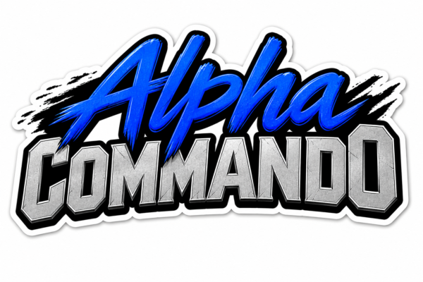 Alpha Commando Sticker